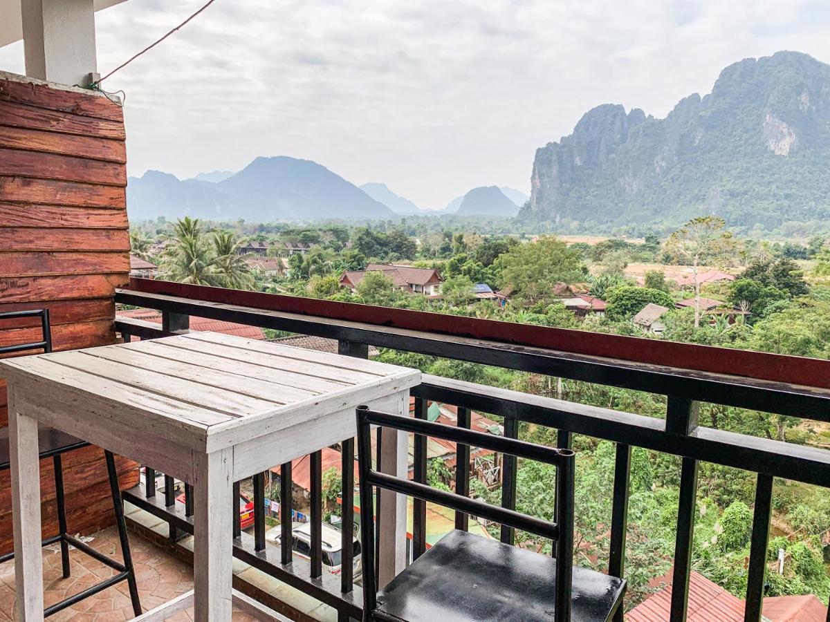 Bountang Mountain View Riverside Hotel Vang Vieng Exterior foto