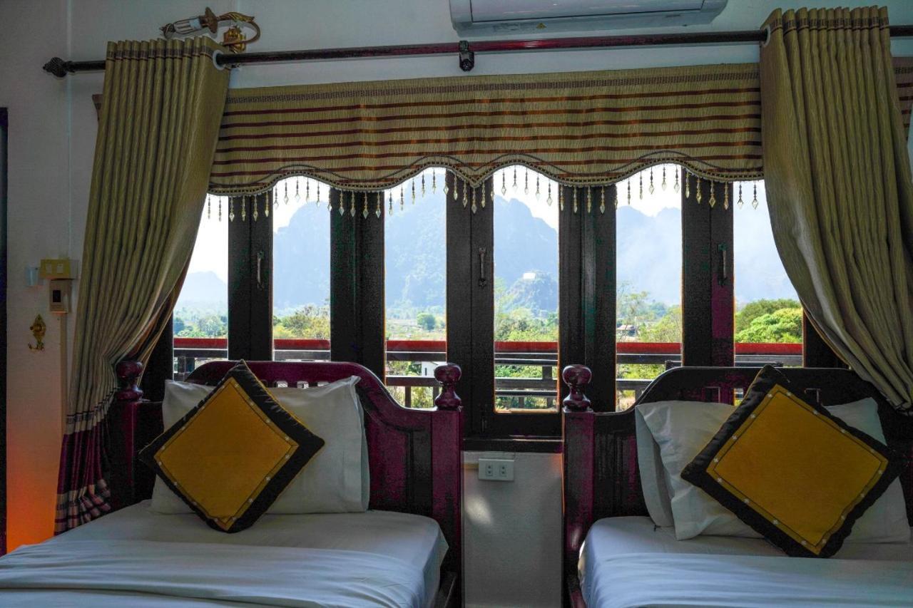 Bountang Mountain View Riverside Hotel Vang Vieng Exterior foto